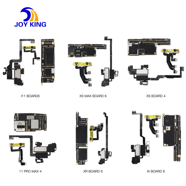 For iphone X Xr Xs Max Motherboard With Face ID Unlock Working Logic Board Whole Network Support 64GB 128GB 256GB
