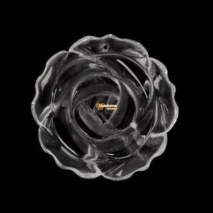 จี้หินควอตซ์ธรรมชาติคุณภาพสูงแกะสลักลายดอกไม้ สำหรับทำเครื่องประดับ ราคาดีที่สุด - Product Image 1