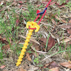 Ancres à vis en plastique <span class=keywords><strong>pour</strong></span> piquets de tente, de randonnée et de camping, clous de sol coupe-vent amovibles, accessoires <span class=keywords><strong>d</strong></span>'extérieur - Product Image 5
