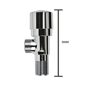 All Copper Angle Valve 1/2 In Miniature For Water Heater Toilet Faucet Manual Operation - Product Image 3