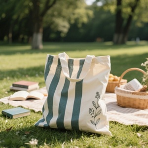 Bolsas de Tela Personalizadas al por Mayor con su Logotipo, Bolsas Promocionales de Lona de Algodón Reutilizables, Bolsa de Lona Ecológica para Eventos - Product Image 2