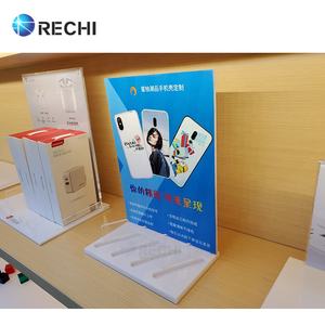 Expositor de Acrílico RECHI para Accesorios de Celulares, Exhibidor de Punto de Venta para Fundas de Teléfono, Exhibidor de Demostración con Soporte para Letreros - Product Image 6
