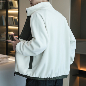 ANSZKTN Casaco de Cordeiro dos homens novos <span class=keywords><strong>Hoodie</strong></span> Inverno <span class=keywords><strong>Cardigan</strong></span> Polar do velo jaqueta - Product Image 4