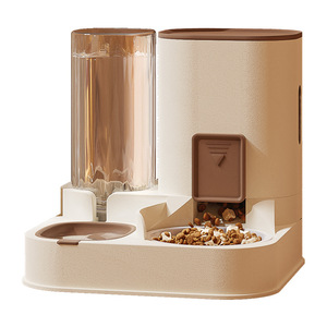 Comedero y <span class=keywords><strong>Bebedero</strong></span> Automático 2 en 1 <span class=keywords><strong>para</strong></span> Mascotas, Diseño Moderno y Sólido, Fuente <span class=keywords><strong>de</strong></span> Agua y Tazones <span class=keywords><strong>para</strong></span> Perros y <span class=keywords><strong>Gatos</strong></span> - Product Image 5