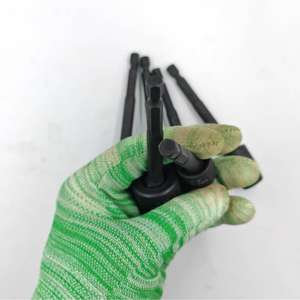 Sıcak satış 100mm uzun CR-MO altıgen soket 1/2 elektropnömatik altıgen tornavida soket kafa hava topu lokma anahtar 1 adet - Product Image 2