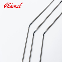 Verrou à bouton à ressort télescopique avec capacités de soudage et de pliage, conception à connexion filetée pour tube en alliage d'aluminium