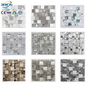 Piastrelle in Mosaico di Vetro di Alta Qualità e Durevoli, Mosaico Artistico Moderno in Vetro - Product Image 1