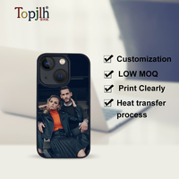 TOPJLH Basics 2D TPU coques de téléphone magnétiques films enduits cartes d'impression antichoc logo personnalisé coque de téléphone pour iP 14 Pro Max Mini
