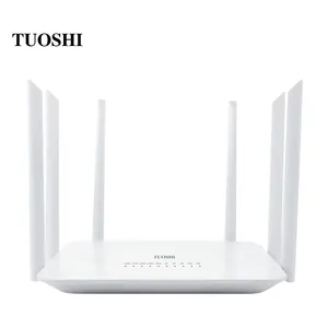 TUOSHI ที่ดีที่สุดระยะยาว 1200Mbps ความเร็วสูงบ้านซิมสล็อตปลดล็อก dual band ไร้สาย 3g 4g เราเตอร์ wifi lte รองรับ 32 อุปกรณ์