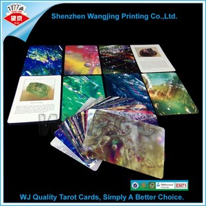 WJPC-Jumbo Taille Doré Tranchant Oracle Cartes Papier D'impression <span class=keywords><strong>Carte</strong></span> De Tarot - Product Image 4