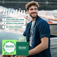 JULONG Bandes de film de dissolution orale de biotine Meilleures ventes Supplément de biotine à dissolution rapide Bonbons Film mince oral de biotine