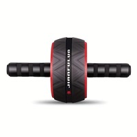 Rouleau abdominal en acier inoxydable - Roue d'entraînement pour les muscles abdominaux et pectoraux, équipement de fitness non électrique pour tous