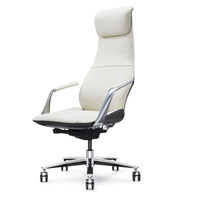 Chaise de jeu pour ordinateur de course, chaise pivotante de patron, dossier haut, cuir PU, cuir véritable de haute qualité, 1 pièce, chaise de bureau, Guangdong JNS