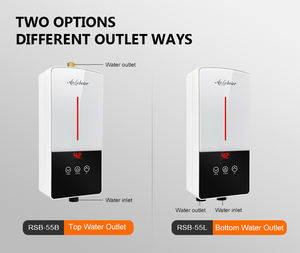 Radiador de Calefacción Central Inteligente con Control Táctil, IPX4 Impermeable, 3500-5500W, 220V, Ahorro de Energía, Protección Contra Sobrecalentamiento, Acero Inoxidable - Product Image 2