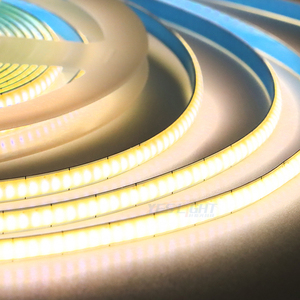 Đầy đủ keo DC 12V 5 mét 384Led 3200k Trắng ấm COB <span class=keywords><strong>LED</strong></span> Strip ánh sáng cho chiếu sáng - Product Image 3