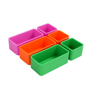 Silicone Dips Containers Compatible with <strong>OmieBox</strong> Salad Dressing Container to Go for Small Snack Condiment Container with Lids - Product Image 3