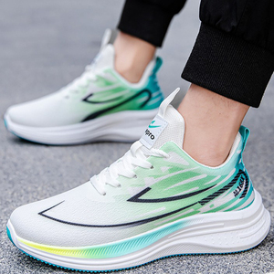 Nouvelle Arrivée Chaussures de Course Cloud Ultra-Légères Respirantes Imperméables Antidérapantes à Amorti Souple et Lacets Style Étudiant - Product Image 1