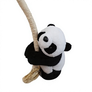 Pupazzo Magnetico Piccolo <span class=keywords><strong>Panda</strong></span> Rosso, Magnete da Frigorifero, Simpatico Peluche di <span class=keywords><strong>Panda</strong></span> Sdraiato in Cotone PP, Regalo di Compleanno Elegante 31cm-50cm - Product Image 1
