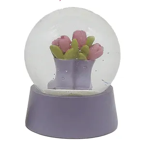 Hot Sale Set of Pink Roses ,Purple Boots and 'hello SUNSHINE' Bowl Resin Crafts Best Choice for Home Ornament and Present