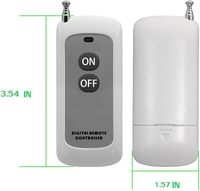 Kit d'interrupteurs et récepteurs d'éclairage sans fil 30A 220V Commutateurs de télécommande ralay pour moteur de lampe Ventilateur de plafonnier Éclairage extérieur