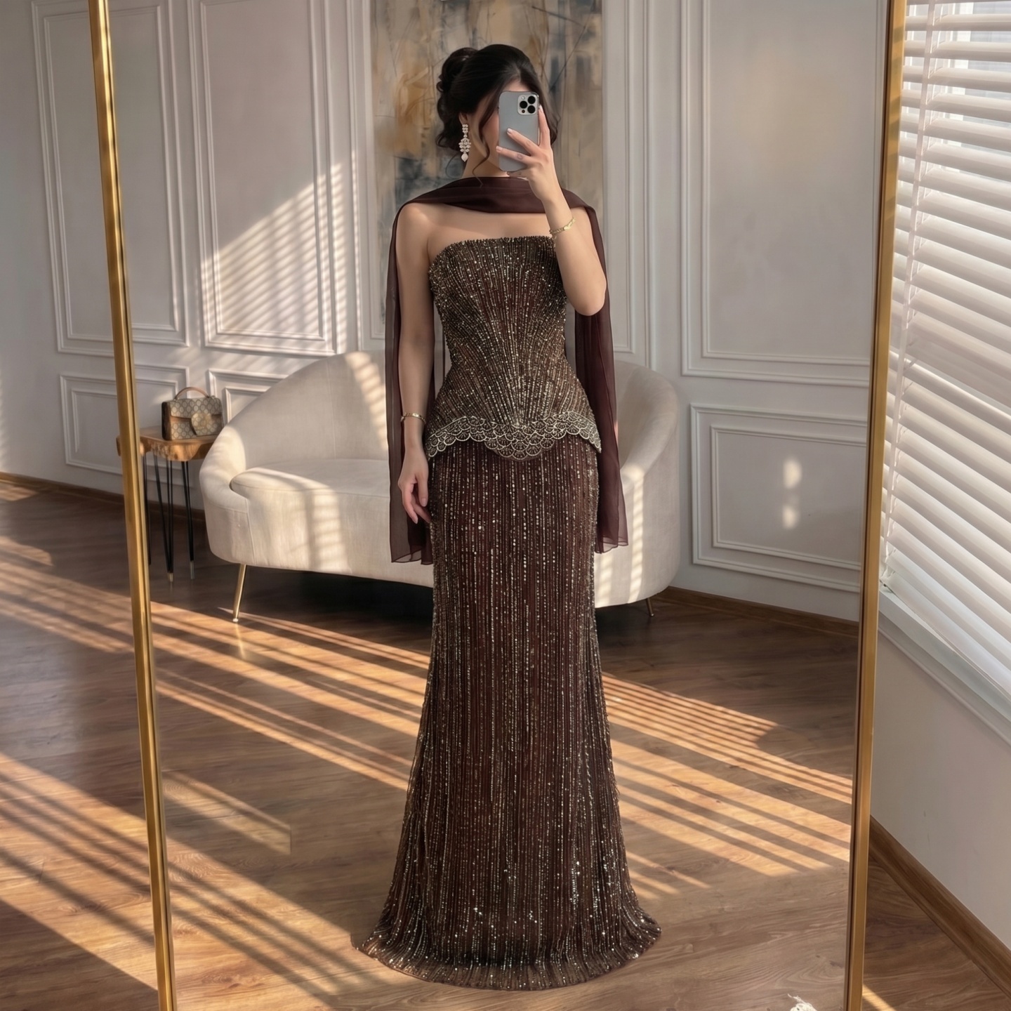 green emerald velvet dress Ashley Lauren 11710 Evening Gown Blush Blush / 12 main image 0