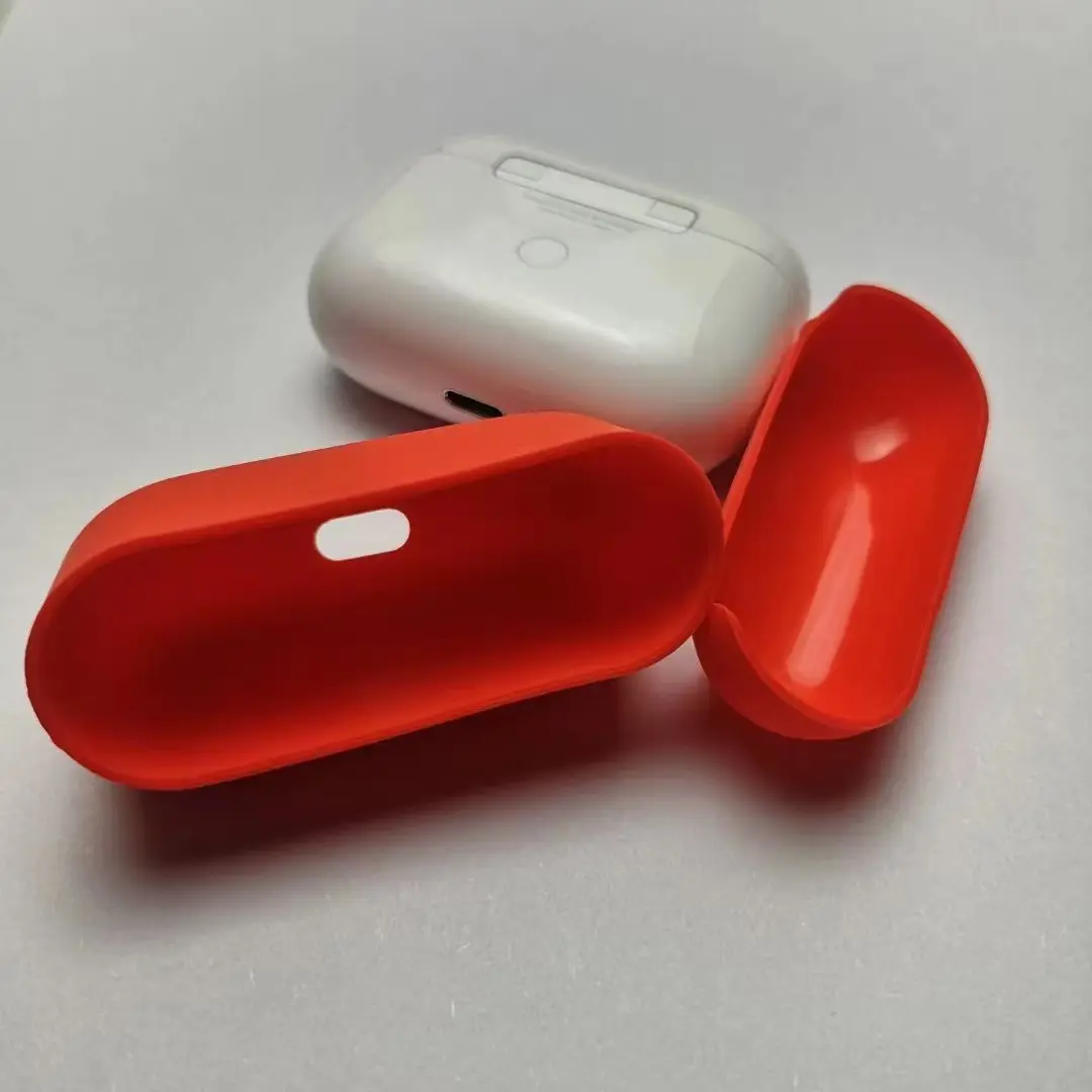 For Airpods Pro Air2 Pods 3 Airpod 2 Accessories Solid Silicone Protective Headphone Cover Apple Airpods Shockproof Cover