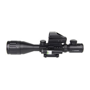 4-16x50AOEG longue portée rouge vert illuminé avec HD103 point rouge laser réflexe 3 en 1 combinaison de visée télescopique de chasse - Product Image 4