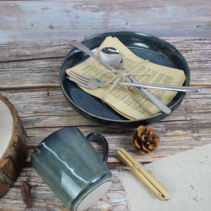 Jiuwang Lux Bộ Đồ Ăn Dine Set Món Ăn Bán Buôn Tùy Chỉnh Đám Cưới Sang Trọng Tráng Men Bắc Âu 16Pcs Sứ Vàng Đặt Bữa Ăn Tối Bộ Đồ Ăn - Product Image 4