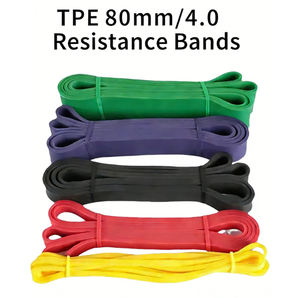 Set di Fasce Elastiche di Resistenza per Esercizi con Logo Personalizzato, per Fitness, Palestra, Yoga, Pilates, Allenamento, Vendita all'Ingrosso - Product Image 1