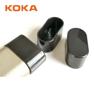 New Products Stainless Steel Pipe End Cap Dysmorphism Square Pipe Oval End Cap