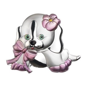 BLAZON Ciondolo e charm alla moda a forma di cagnolino rosa 40x33 mm - Product Image 1