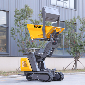 LIVRAISON GRATUITE <span class=keywords><strong>Mini</strong></span> Dumper sur Chenilles Hydraulique Diesel, Capacité 500kg 800kg, Transporteur Multifonctionnel, <span class=keywords><strong>Mini</strong></span> Camion Dumper sur Chenilles - Product Image 1