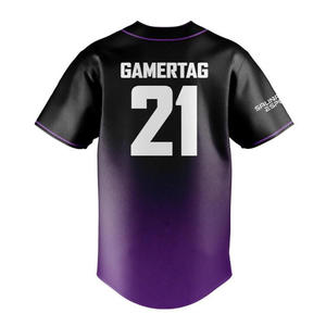 เสื้อยืดเบสบอลซอฟต์บอลแขนสั้นฤดูร้อนแบบระบายความร้อน แห้งเร็ว คอวี สีไล่ระดับ สไตล์ฮาราจูกุ สตรีทแดนซ์ - Product Image 3