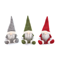 Décorations de Noël, Poupée sans visage du Père Noël, Présentoir, Fournitures de Noël, Décoration de style nordique