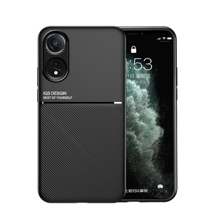 เคส <span class=keywords><strong>OPPO</strong></span> สำหรับ <span class=keywords><strong>Oppo</strong></span> A78 4G/A58 5G/A57 4G เคสแฟชั่น แข็งแรง ทนทาน ป้องกันเลนส์ ดีไซน์หรูหรา ผิวสัมผัสแบบหนังด้าน พร้อมแม่เหล็กในตัว - Product Image 1