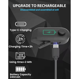 Luz de Detección de Polvo Recargable para Aspiradora, Accesorio de Luz Verde, Compatible con <span class=keywords><strong>Dyson</strong></span> Hark Reveal <span class=keywords><strong>Micro</strong></span> Dust - Product Image 2