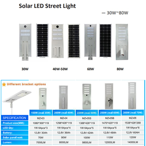 Batterie amovible éclairage <span class=keywords><strong>Public</strong></span> extérieur IP65 90watts 100w 75w lampe tout en un <span class=keywords><strong>lampadaire</strong></span> solaire Led - Product Image 3