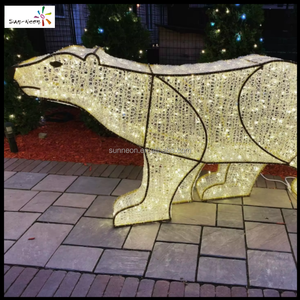 Guirlandes lumineuses LED géantes en forme d'ours pour extérieur, IP44 IP65 - Product Image 5