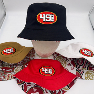 Chapeau Bob Réversible à Deux Faces avec Broderie 3D, Casquette de Pêcheur en Coton Lavé, Chapeau Bob à Impression Numérique avec Logo Personnalisé - Product Image 1