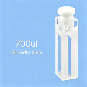 Cuvette de fluorescence au quartz personnalisable / Microcellule pour analyseur de laboratoire - Product Image 1