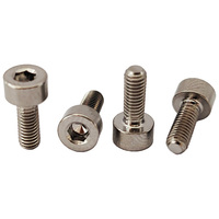 Baut Titanium GR5 M3*8mm, Kepala Silinder CNC, Baut Soket Hex, Harga Pabrik, Baut Allen Kepala Cap