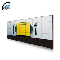 Zyo 46 İnç LCD Ekran Video Duvarı Fabrika Fiyatı 1.7mm Çerçeveli LCD Video Duvar Reklamı Dar Ekran Birleştirme