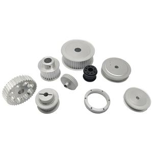 Büyük boy 14M 30 diş 1 inç delik 14mm Pitch sürücü kasnak siyah karbon çelik zamanlama kasnağı - Product Image 3