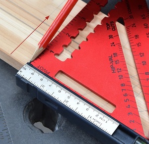 Thước Đo Hình Tam Giác Đo Tâm Hình Trụ Tròn Độ Sâu Kết Hợp Đa Năng Chế Biến Gỗ Thước Đo Góc - Product Image 3