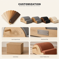 Studio Yoga Pilates Rumahan dengan Korektor Tulang Belakang Kayu Maple, Desain Ramah Lingkungan yang Dapat Disesuaikan untuk Latihan Kebugaran, Warna Dapat Dipesan Sesuai Keinginan