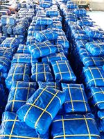 Bâche en PE en rouleau à prix compétitif de Chine, feuille de bâche en PE 45-300 g/m² avec œillets antirouille