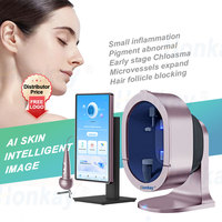 Escáner facial 3D multilingüe, analizador de piel, compatible con 20 idiomas, sistema Android, almacenamiento en la nube por wifi, para distribuidores