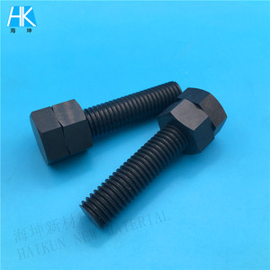 Perno de rosca de tuerca de tornillo de cerámica Si3N4 de nitruro de silicio de precisión personalizado de fabricantes - Product Image 3