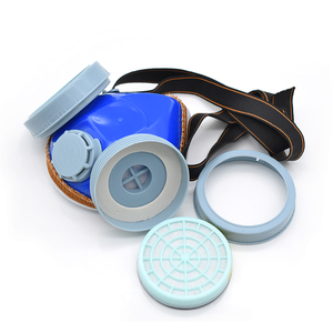 <span class=keywords><strong>Masque</strong></span> de filtre de peinture respiratoire à double <span class=keywords><strong>cartouche</strong></span> pour gaz chimique anti-gaz nocif anti-poussière - Product Image 3
