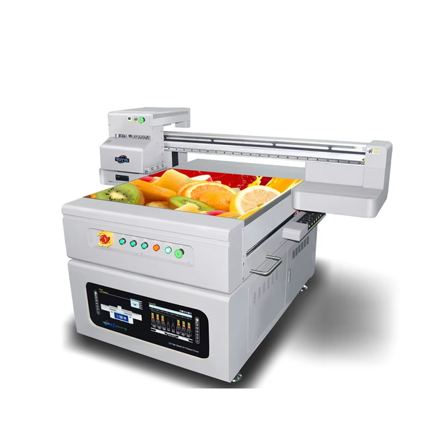 Yotta 9060 Automatic UV Flatbed Printer New Condition PVC Ricoh Print 60cm Business Cards Wedding Invitations Plastic ID Cards